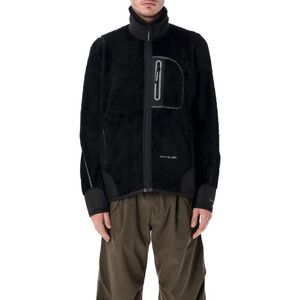 AND WANDER High Loft Fleece Jacket Men BLACK Outerwear